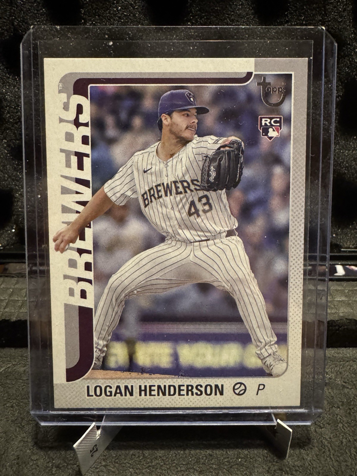 2025 TOPPS UPDATE LOGAN HENDERSON ROOKIE VINTAGE STOCK #US137 7/99 BREWERS