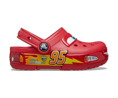 Crocs Classic Lightning McQueen 209382-610 Clogs Toddler US C7 Red Casual Shoes - Picture 2 of 5