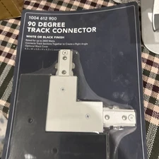 Hampton Bay 90 Degree Track Connector White Or Black Finish