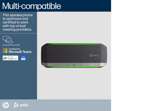 Poly Sync 40+ Microsoft Teams Certyfikowany głośnik USB-A USB-C + BT700 USB-A - Zdjęcie 10 z 10