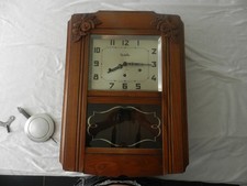 Pendule horloge carillon Vedette Westminster 8 tiges 8 marteaux