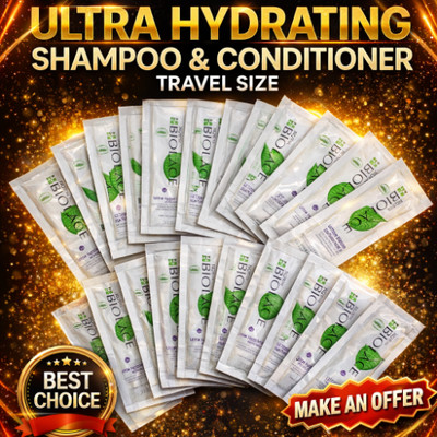 Matrix biologe Ultra Hydrating Shampoo and Balm Travel Packets Lot of 20 NEW