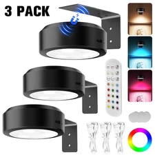 Picture Wall Lights 2000mAh Rechargeable RGB Dimmable Art Display 3-Pack