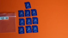 Lot of (10) - Branded 2GB Micro SDHC SD Memory Card USED - Tested & Working B5