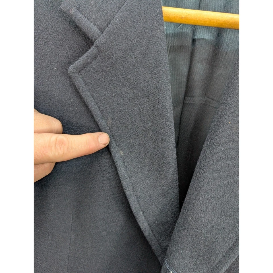 Brooks Brothers Brooksgate 美国制造复古补丁口袋海军蓝西装外套 37R 码 — 第 3/4 张图片