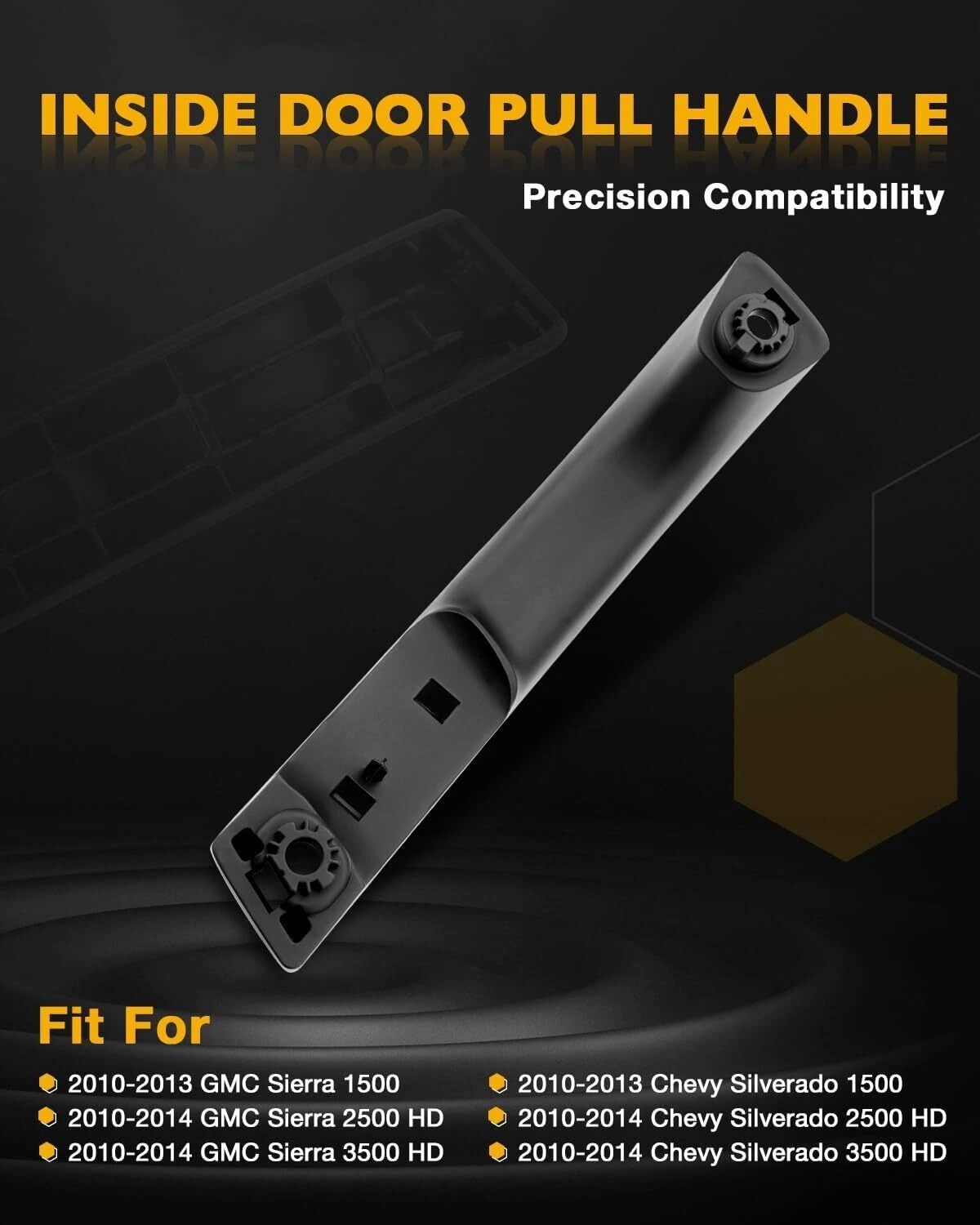 Interior Door Pull Handle Driver Side Left Fit 10-14 GMC Sierra Chevy Silverado