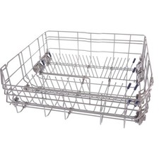 Geschirrkorb silber, 8 Klappstachel, Gläseranlagebügel, Tassenablagen 20003239