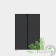 MOBILE BASSO 2 ANTE SPORTELLI MULTIUSO 60X36X90CM GRIGIO ARDESIA INGRESSO STUDIO