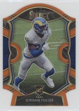2020 Panini Select Concourse Orange Prizm Die-Cut Jordan Fuller #75 07mp