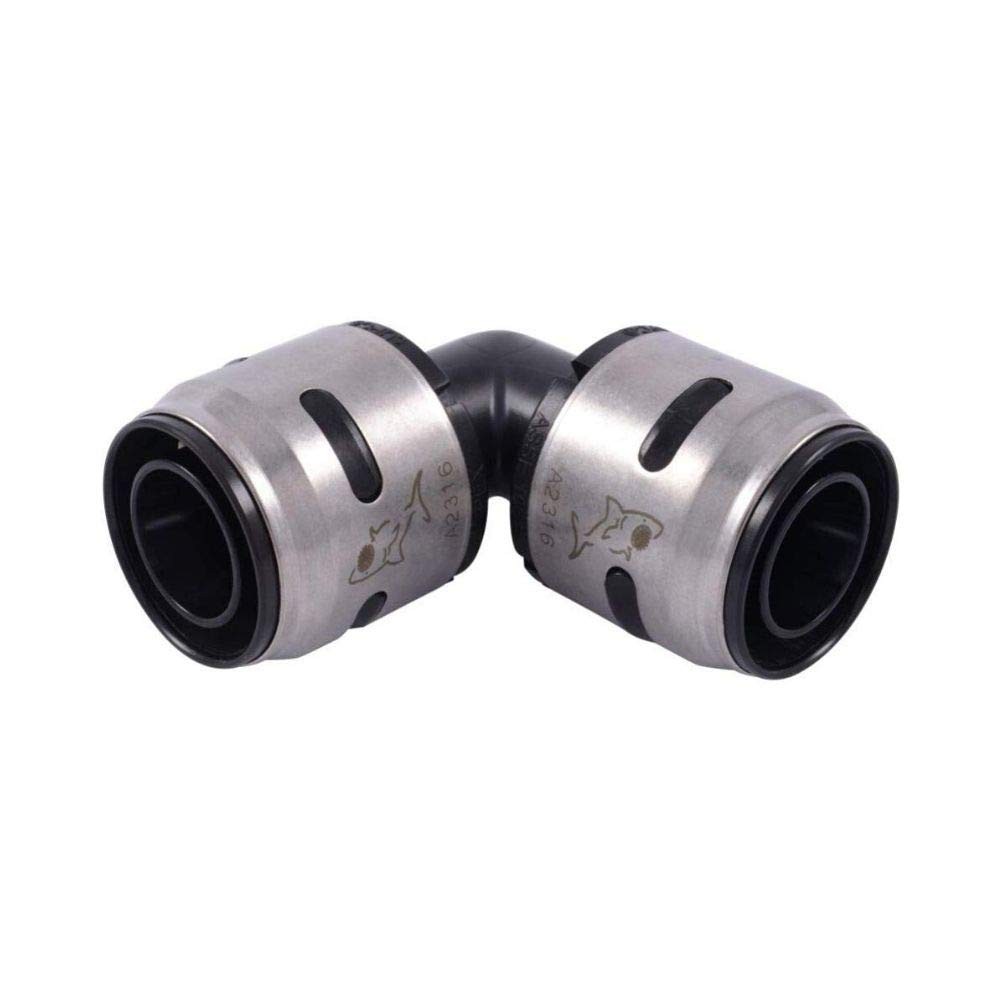 SharkBite 1 Inch EvoPEX 90 Degree Elbow, Pack of 2, Push to Connect Plumbing