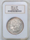 1881-S $1 Morgan Silver Dollar MS64 PL NGC 263712-004 Old "Fatty" Holder