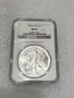 1986 Silver Eagle NGC MS69 Brown  Label ~ NO SPOTS ~ PRISTINE   (019)