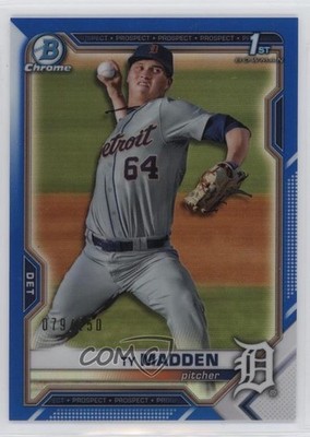 2021 Bowman Draft Chrome Blue Refractor 79/150 Ty Madden #BDC-152 nd3