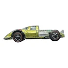 1970 Hot Wheels Redline Porsche 917 HK Lime Green Missing Trunk Rough Condition