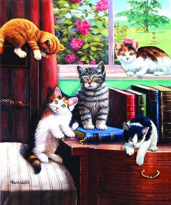 SunsOut Playtime in the Study 1000 pc Jigsaw Puzzle