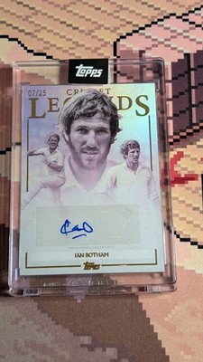 2025 Topps Cricket Legends of the Game Vol 2  Ian Botham /25 Auto