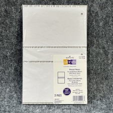 Hallmark Stories Pocket Pages For Small Photo Albums Memo Space 25 Sheets AR1037