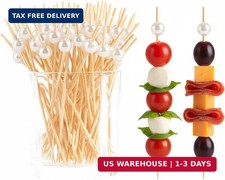 200 Pcs Cocktail Picks, 4.7 Inch Toothpicks for Appetizers Long Cocktail Appetiz