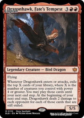 Dragonhawk, Fate's Tempest EN [BLB - 132] - NM TCG MTG