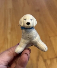 Vintage Barbie Doll Lovin Dog Pet Yellow Lab Puppy 1998 Mattel Vet