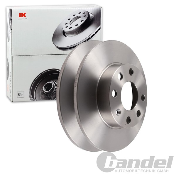 2X NK Bremsscheiben 236Mm Voll Vorne Passend FÜR Opel Kadett | 203605-image