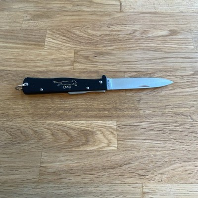 Otter Mercator-Messer Katze Stahl Taschenmesser Backlock Germany