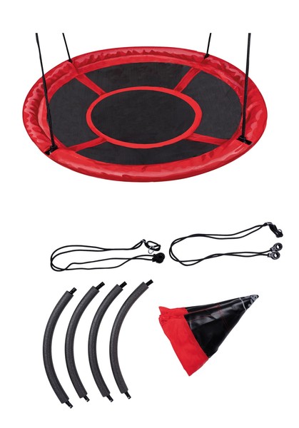 Nestschaukel Ø110 Cm FüR Kinder – Belastbar Bis 150 Kg – Wetterfeste Schaukel Ou-image