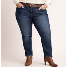 Torrid Boyfriend Straight Vintage Stretch Plus Size Dark Wash Denim Jeans- 18