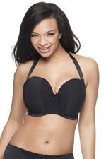 NWT Curvy Kate 30DD Luxe Strapless Multiway Underwire Bra CK2601 Black 129574