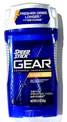 Speed Stick Gear Advanced Performance Clean Peak Antiperspirant Deodorant 2.7oz