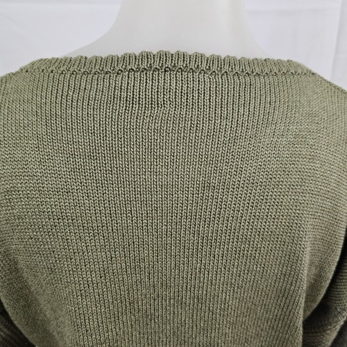 Sandy D'Andrade 3-teiliges Outfit grün offen Strick Shirt Cardigan weites Bein Hose - Bild 11 von 17