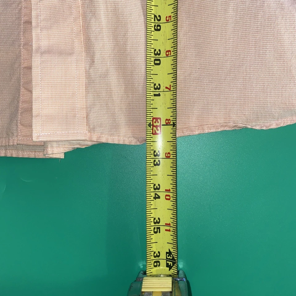 Camisa de vestir Jos A Bank Stays Cool para hombre grande melocotón manga corta abotonada Foto 4 de 4