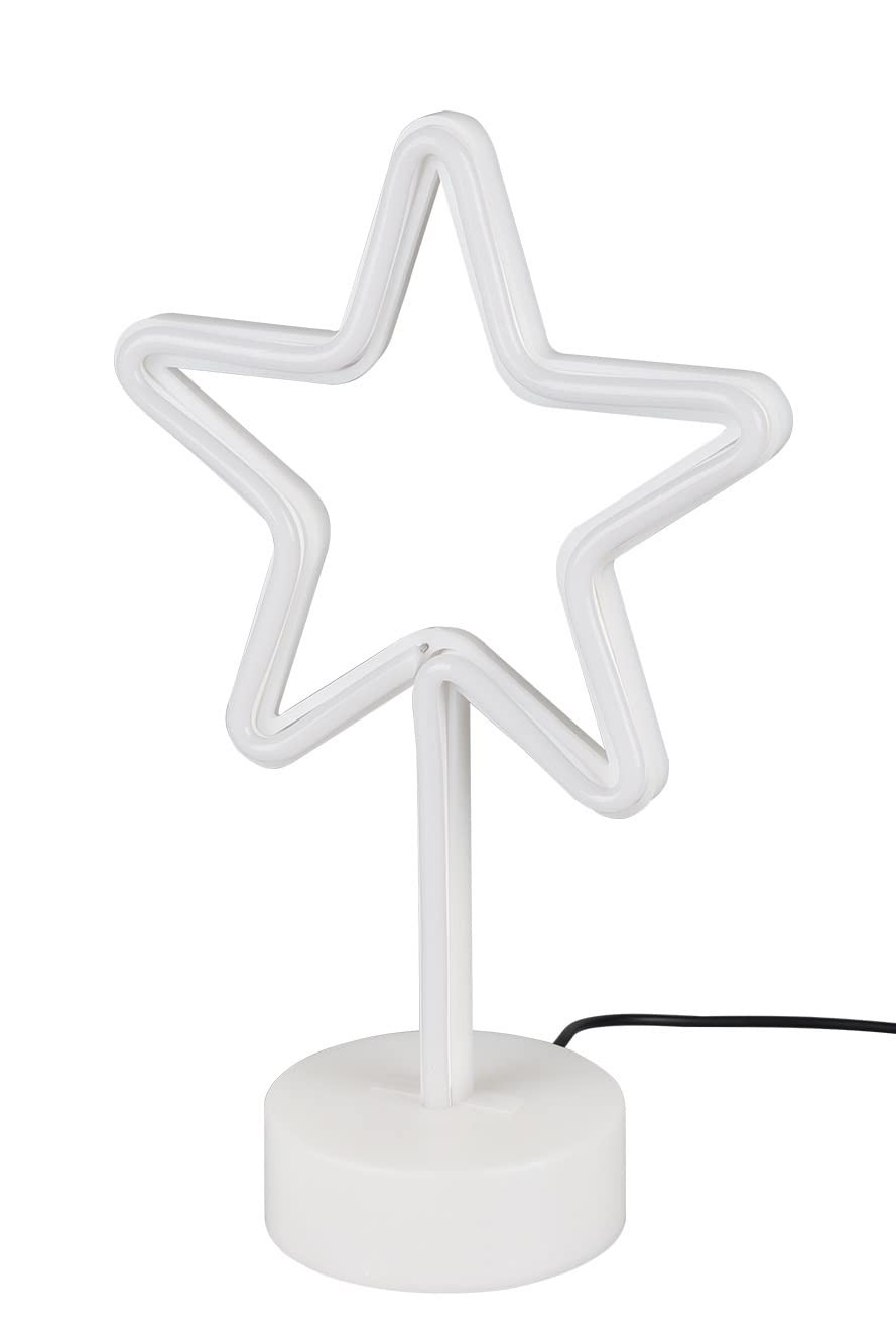 Lampe de table à LED Reality Leuchten R55230101 Star blanche