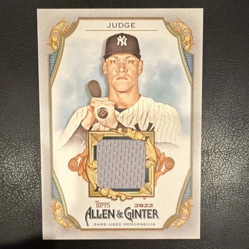 Topps 2022 Allen & Ginter Aaron Judge Relic Card #AGRB-AJ Yankees MLB