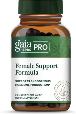 Gaia Herbs Pro Female Support PMS Menopause Formula Phyto Caps, 60 count
