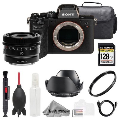 Sony a7R IVA + Sony FE 50mm f/2.5 G Lens +128GB+ Bag+ UV Filter- Basic Kit