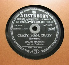 RALPH MARTERIE Crazy, Man, Crazy / Go Away AUSTROTON MERCURY 70153 (538)