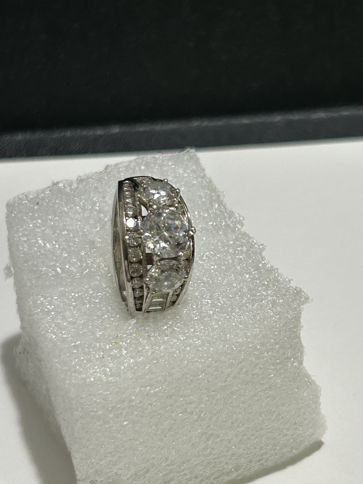 925 Sterling Silver Commitment Ring Zirconia 9 Gr… - image 8