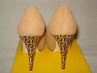 100% AUTHENTIC NEW WOMEN FENDI FF SUPERSTAR CT PUMPS/HEELS US 8 — photo 6