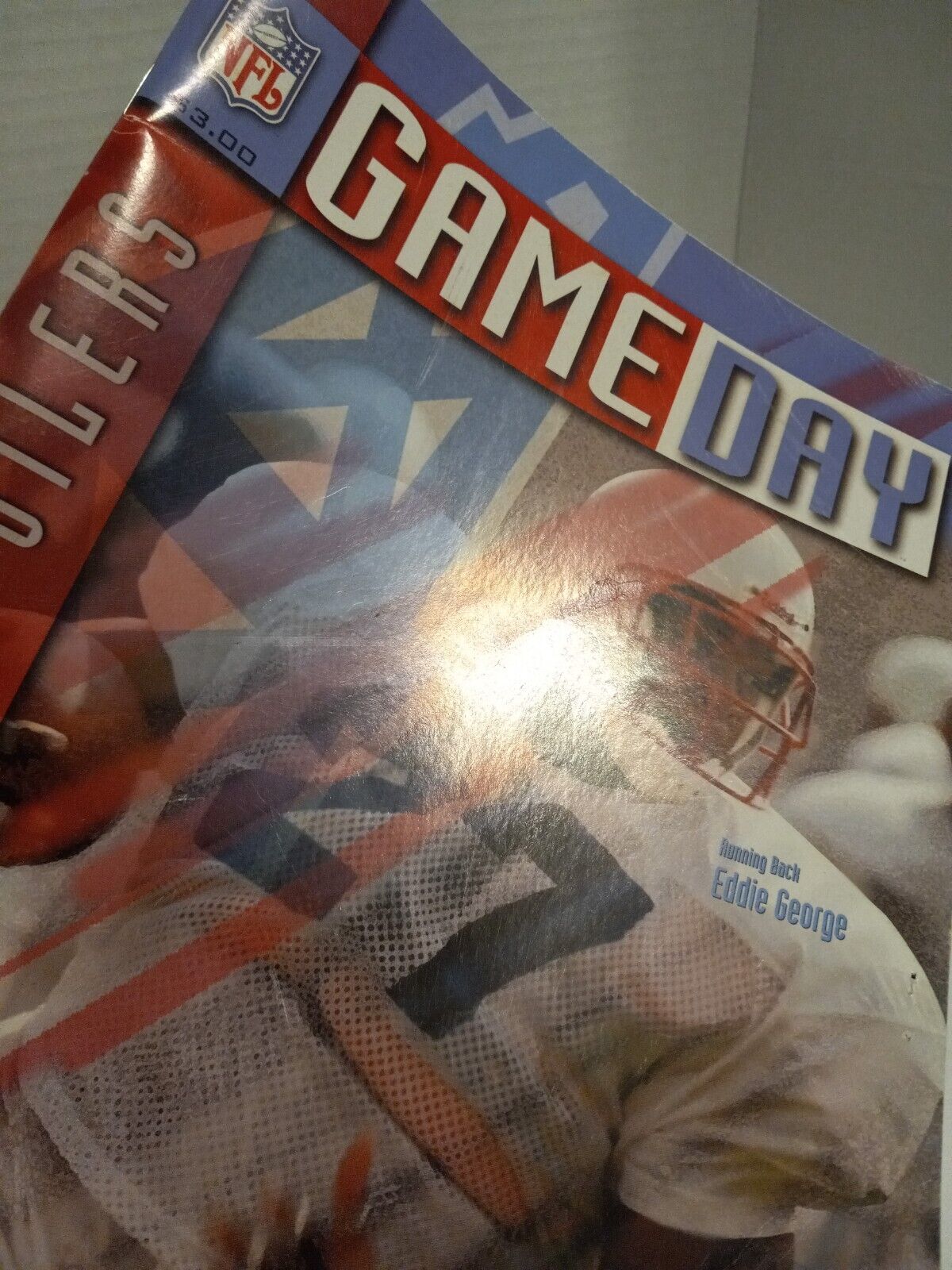 Nfl Game Day Oilers Vs Saints Program August 2 1997 Tennessee oilers football 