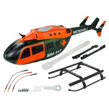 Microheli Airbrush Fiberglass EC145 Scale (GR) -  BLADE INFUSION 180