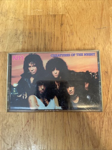 KISS Creatures Of The Night US Cassette 1985 Non-Makeup Cover Issue Untested
