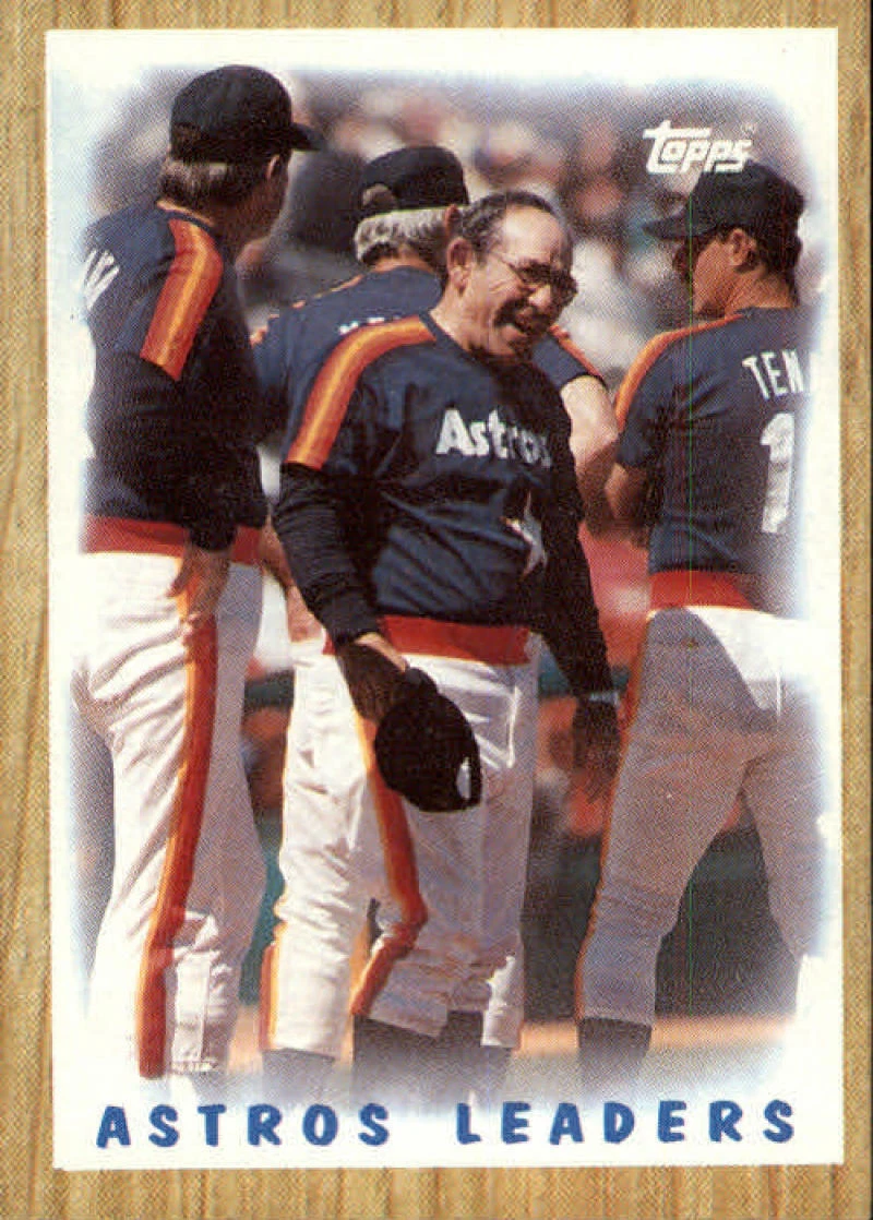 1987 Topps #531 Yogi Berra Astros Team Leaders NM-MT