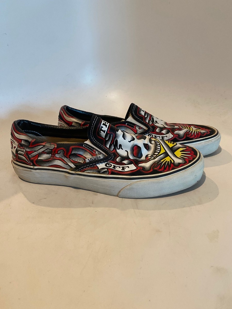 Slip Ons Off The Wall Shoes Vans Vans Off The Wall Warped Tour