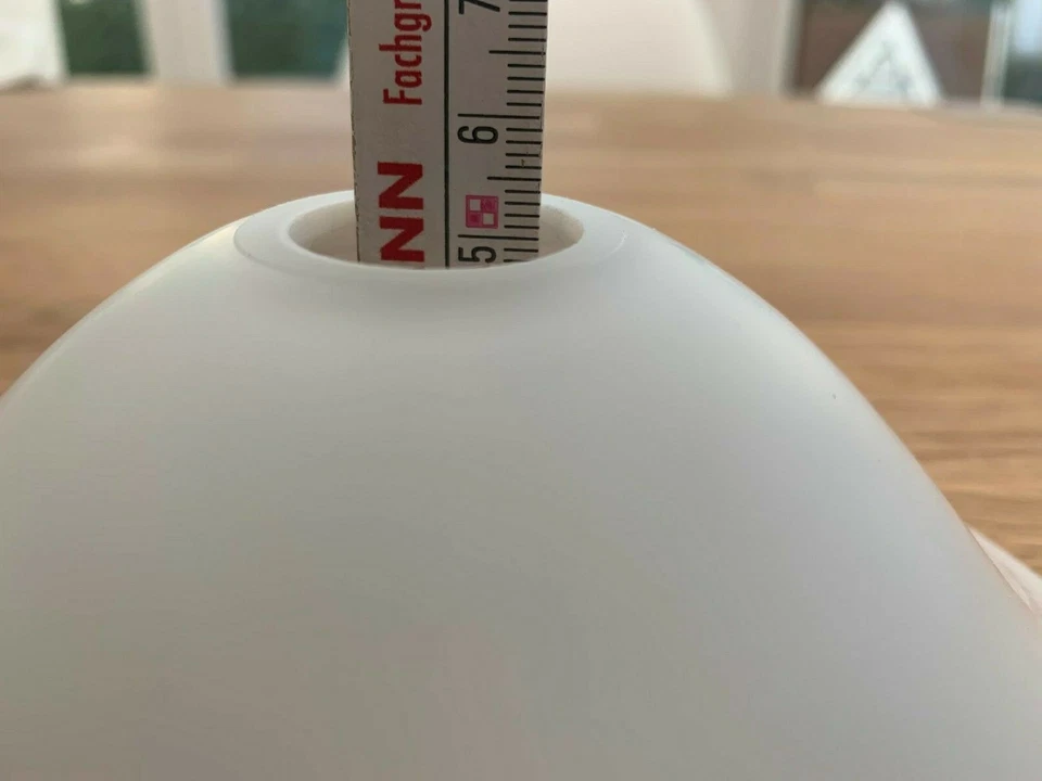 Lampshade Glass Shade Pendant Light G4 or G9 D15cm White Socket Approx 22mm - Image 4 of 4