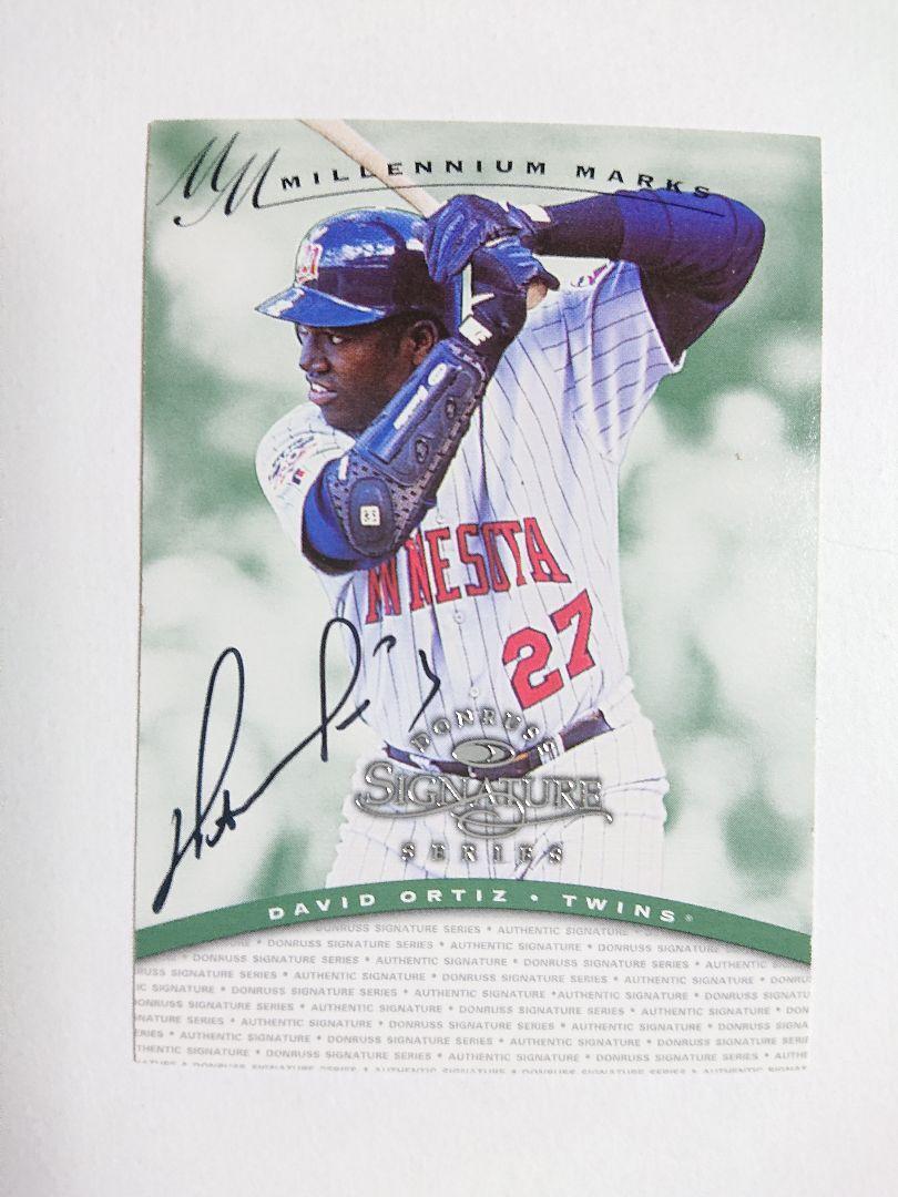 David Ortiz Rookie Auto Donruss Sig | eBay