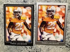2022 Sage Artistry #28 Theo Jackson 2 card LOT inc Silver Free Shipping