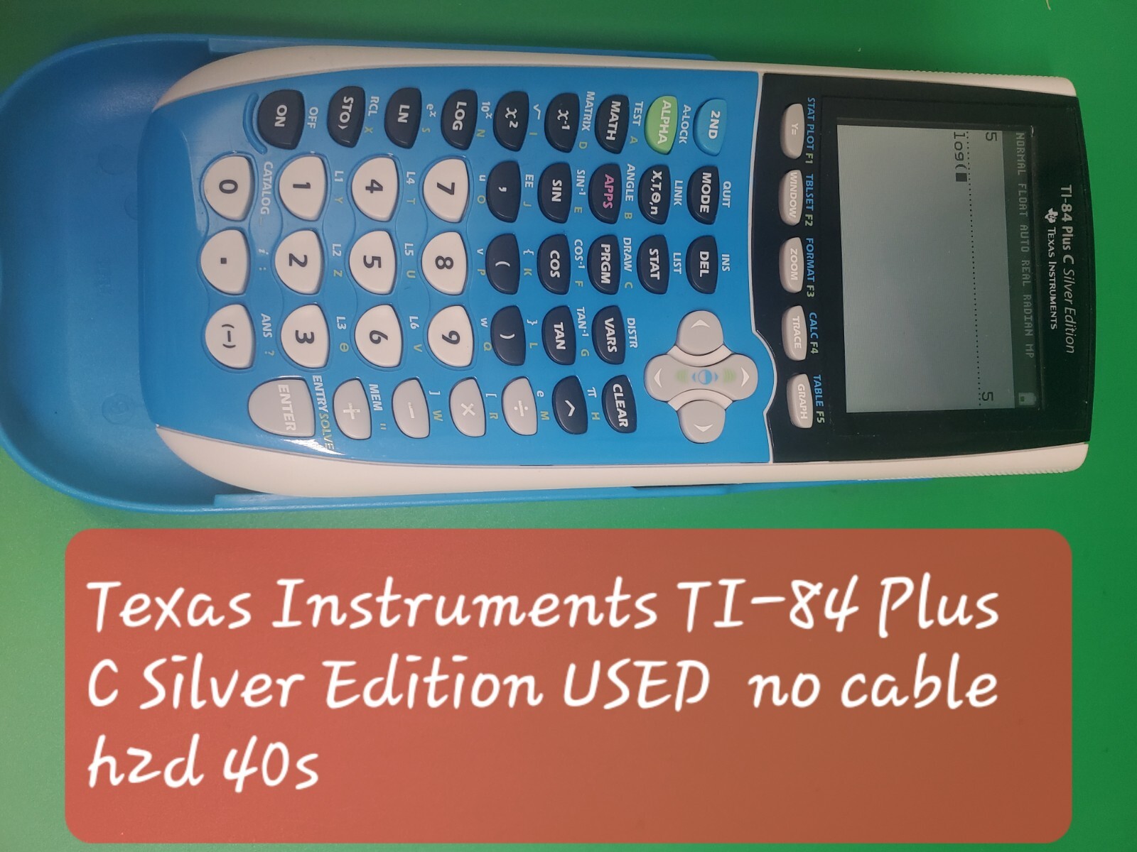 Texas Instruments TI-84 Plus C Silver Edition Graphing Calculator ...