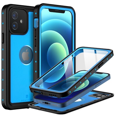 Waterproof Case For iPhone 12 Pro Max Life Shockproof Cover w/ Screen Protector