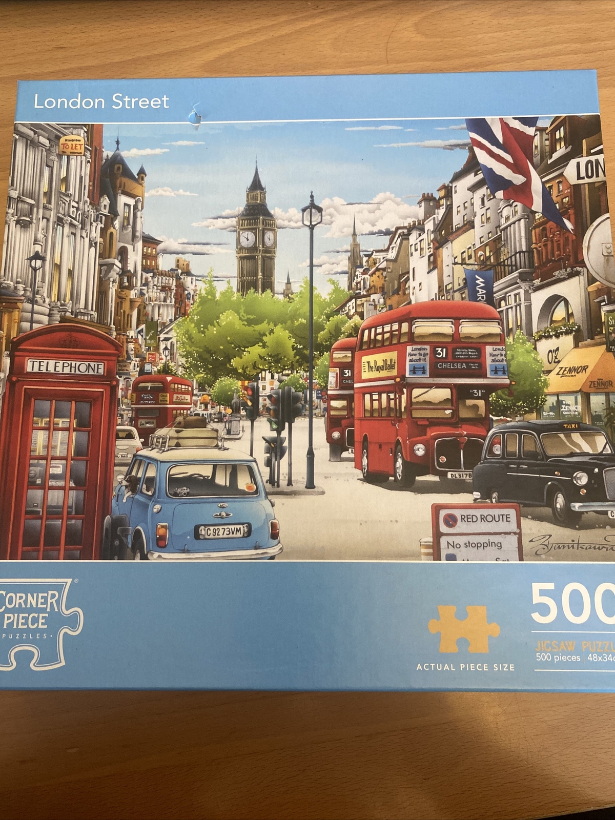 Corner Piece London Street 500 Piece Jigsaw Puzzle The Works